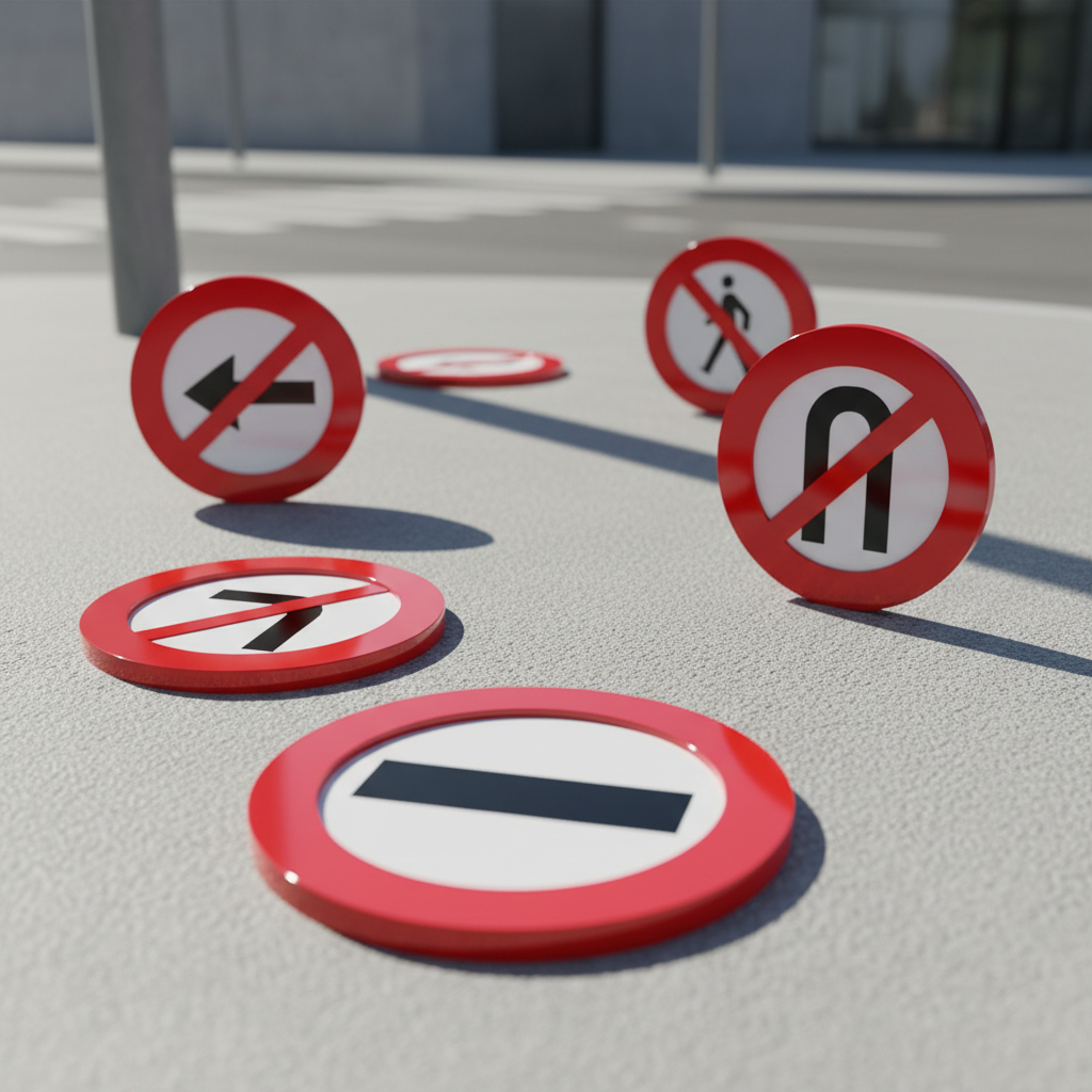 Prometni znaki za prepoved: Seznam in točen pomen oznak