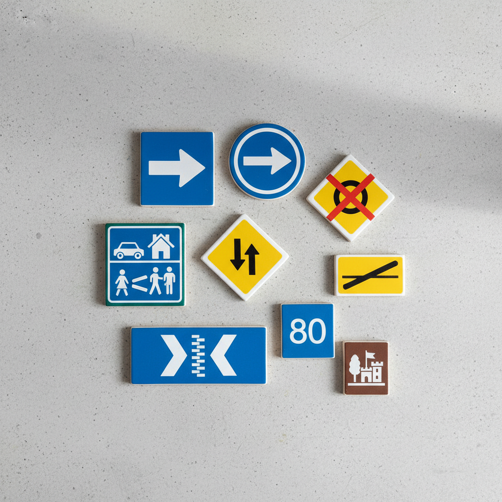 Prometni znaki za obvestila: Ali poznate njihov pomen?