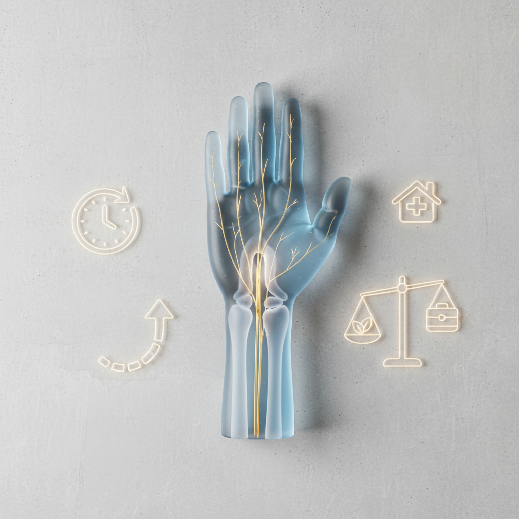 Bolniška zaradi karpalnega kanala: Trajanje in pravice