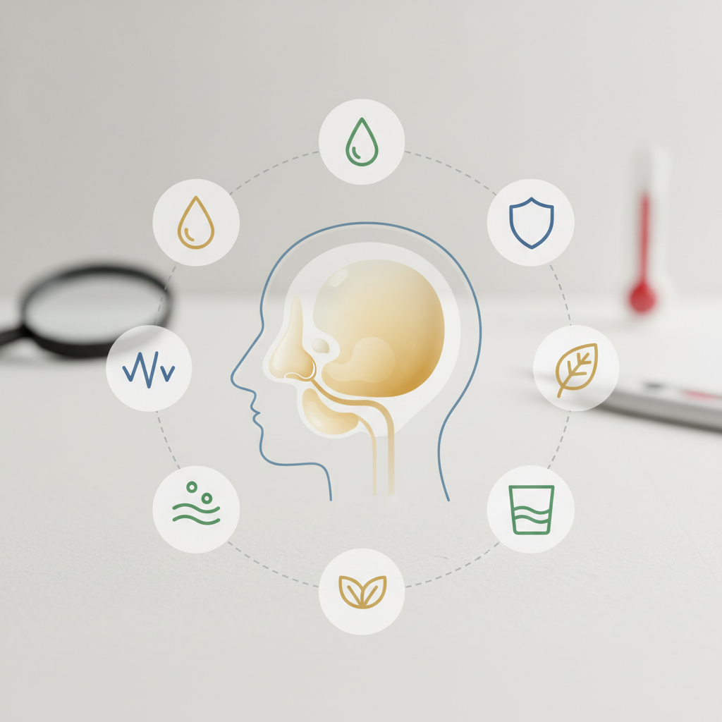 Rumen izcedek iz nosu: Kdaj je potreben obisk zdravnika?